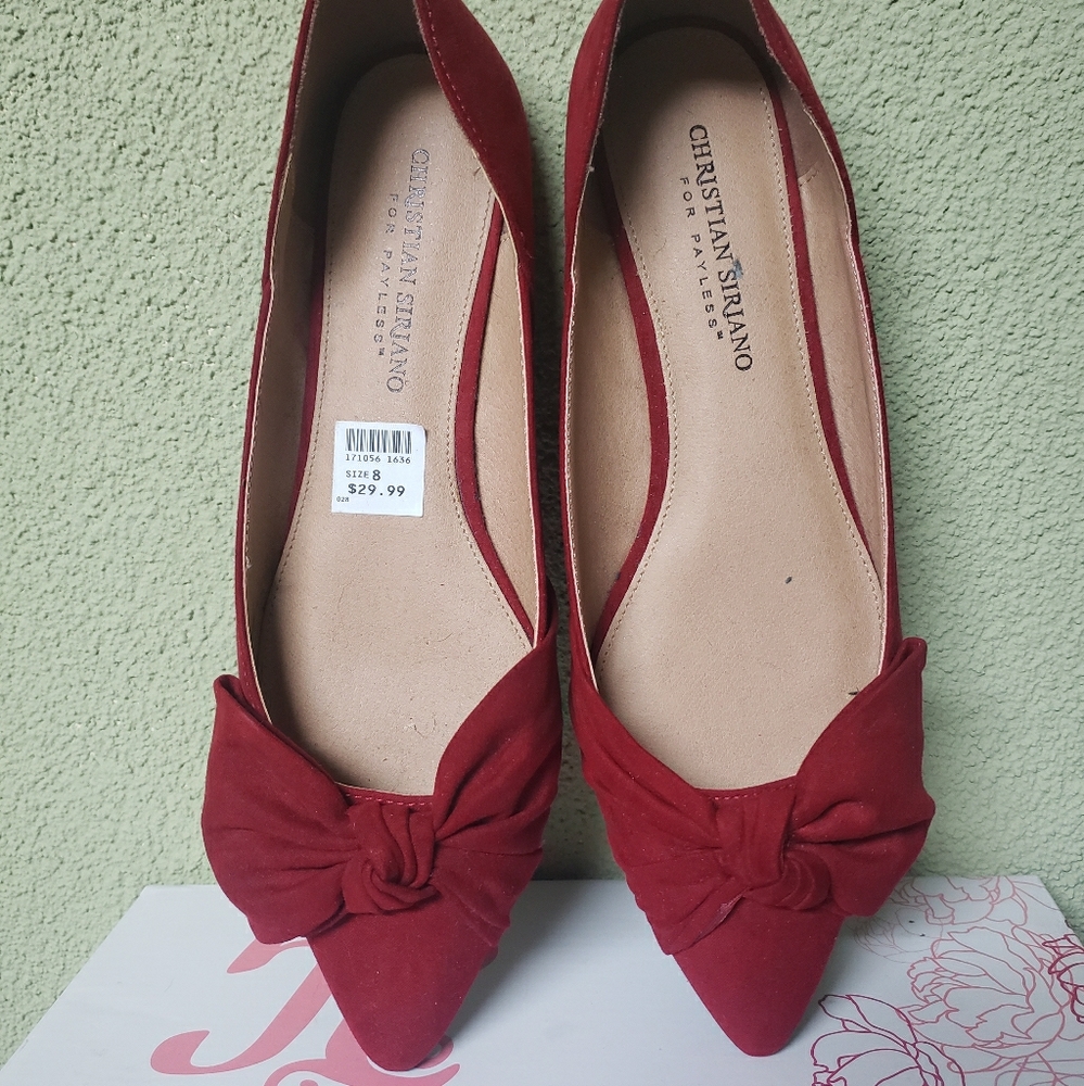 Cute red flats